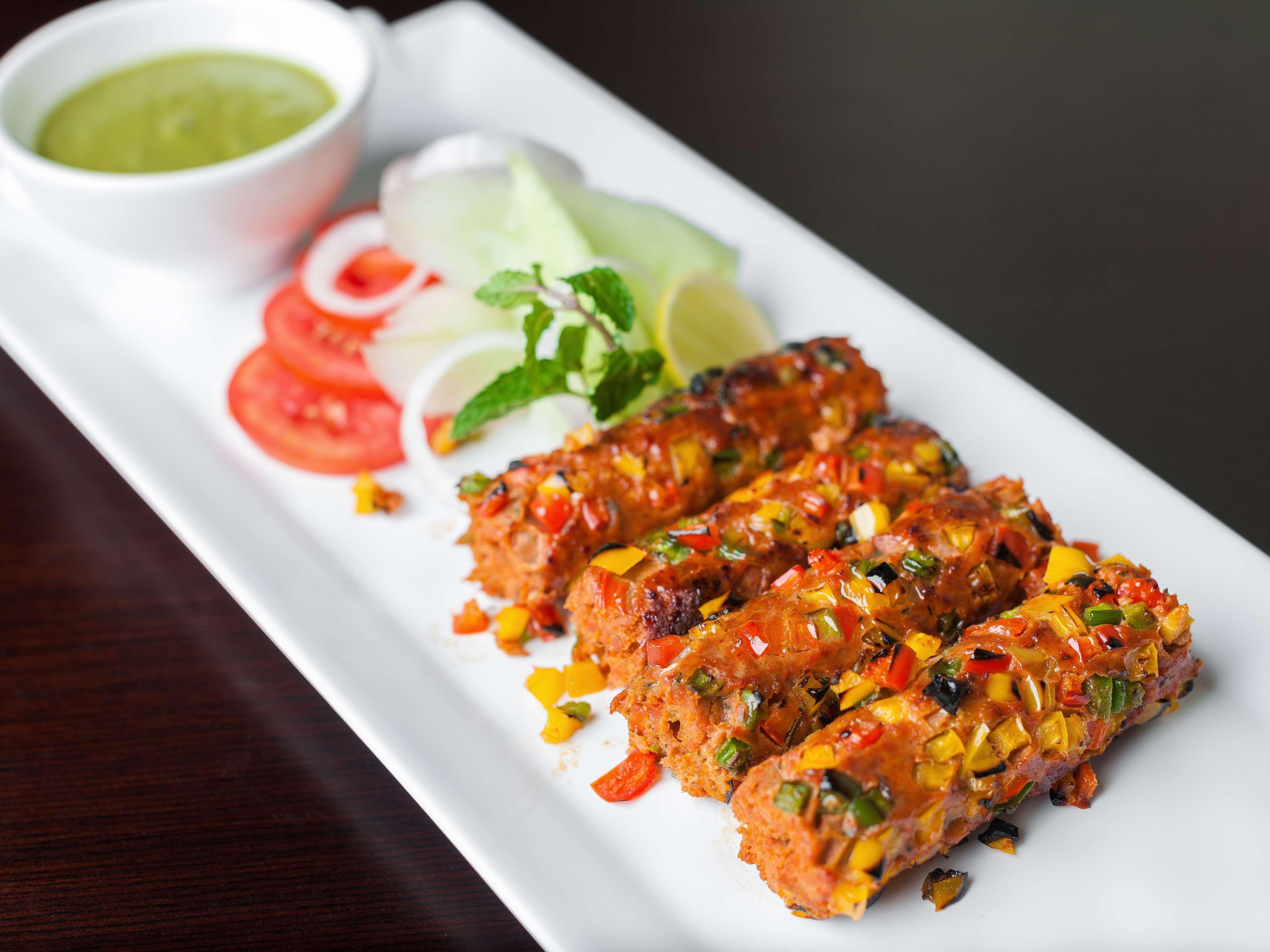 Hyatt Place Gurgaon Udyog Vihar Exteriér fotografie Vegetable Seekh Kebab