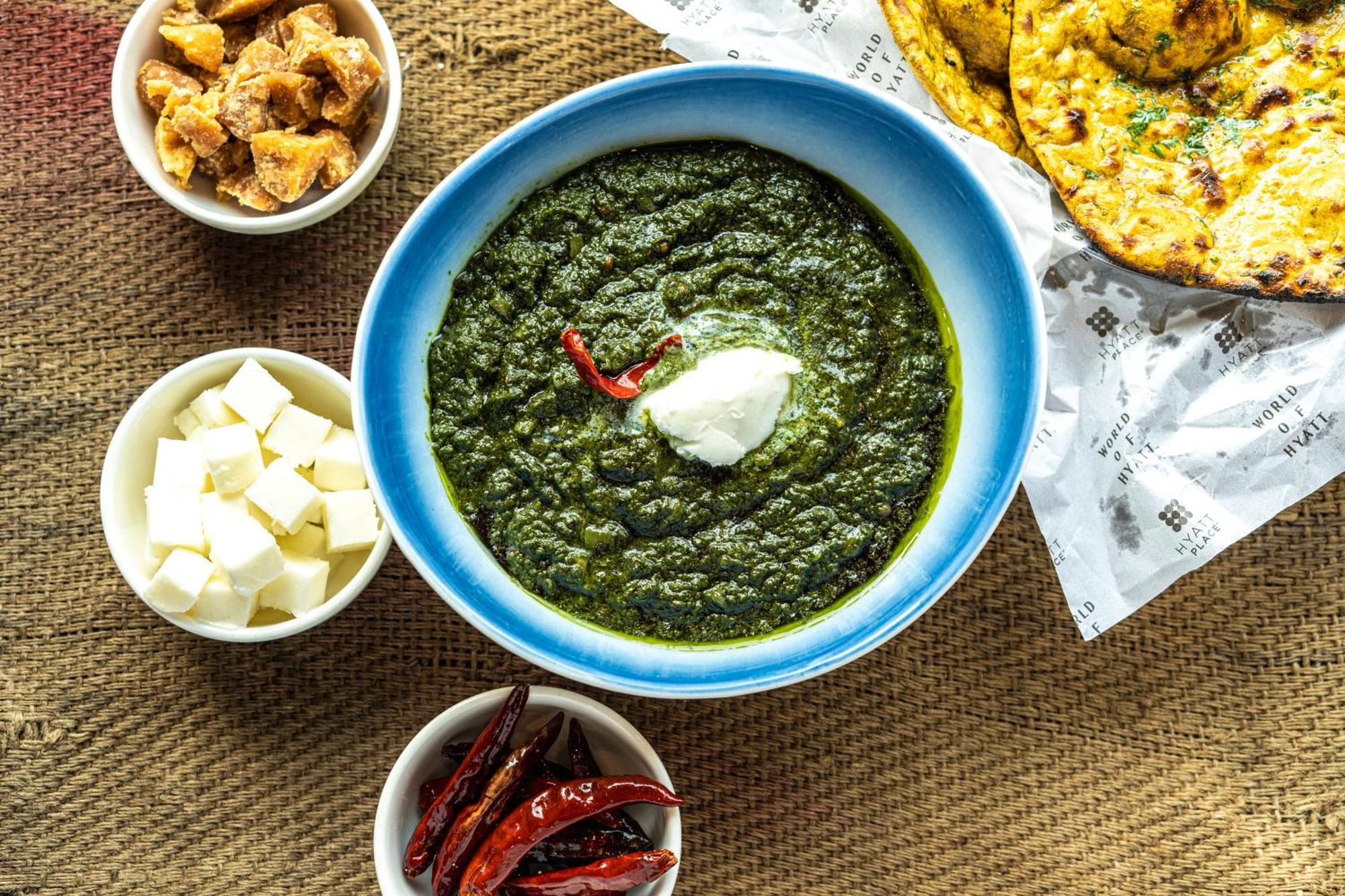 Hyatt Place Gurgaon Udyog Vihar Exteriér fotografie Palak paneer